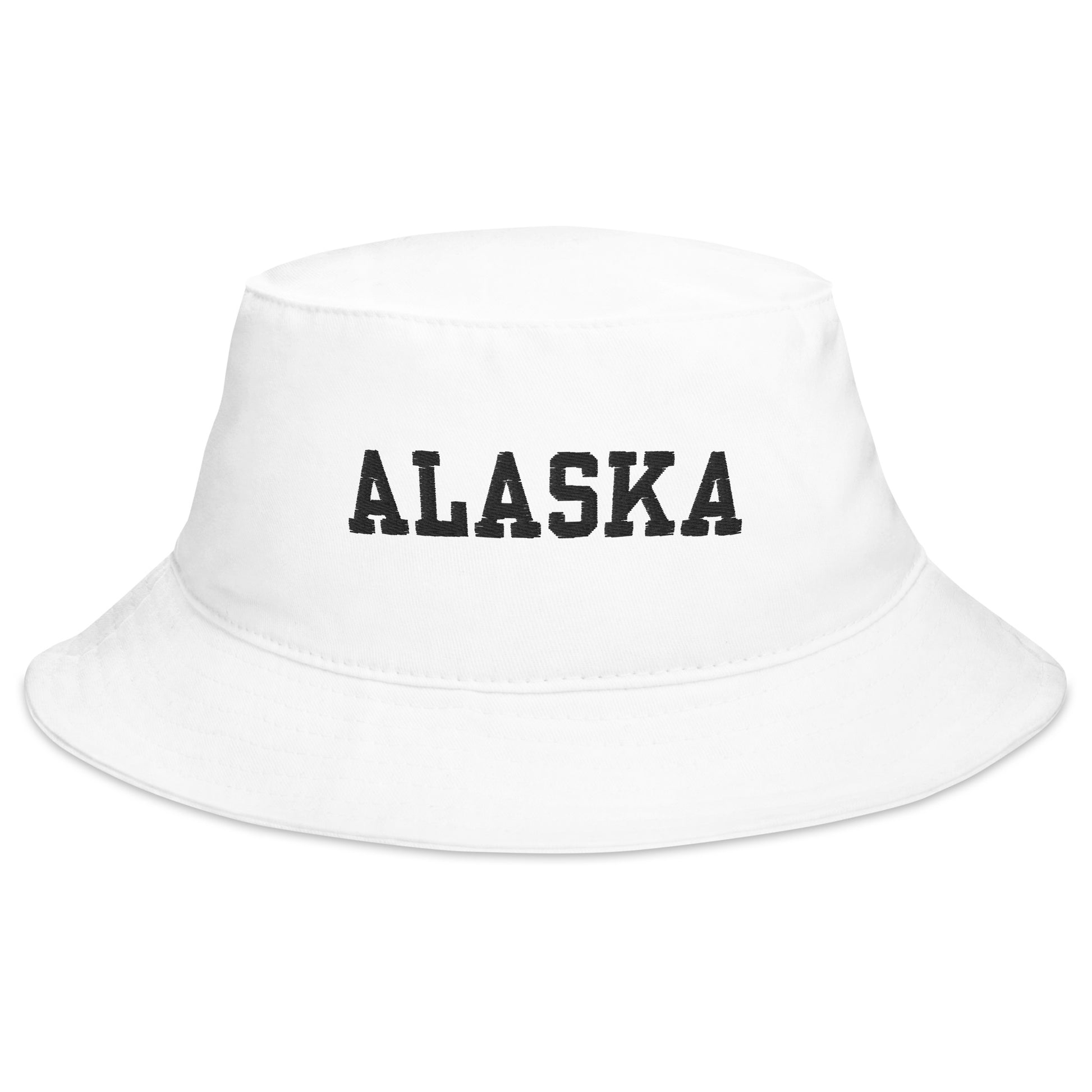 alaska white bucket hat