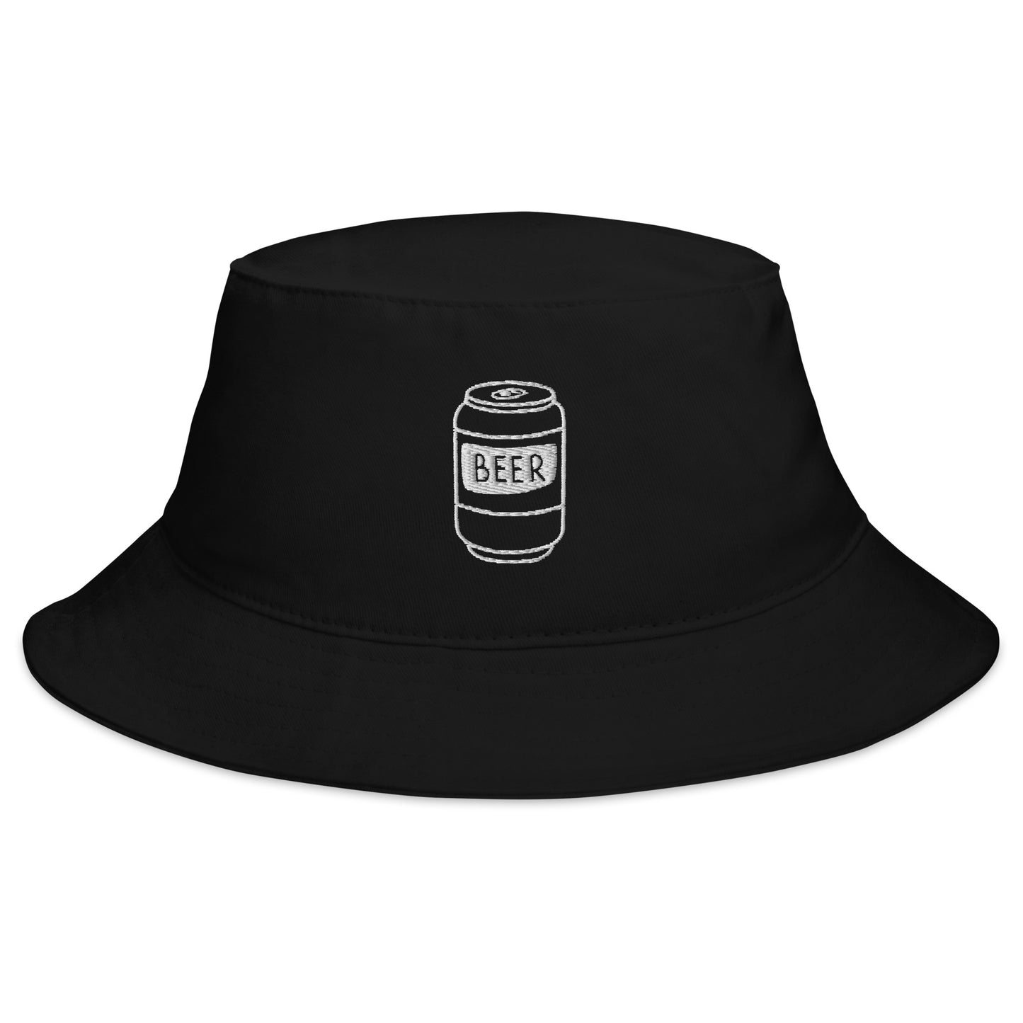 Beer Can Bucket Hat black