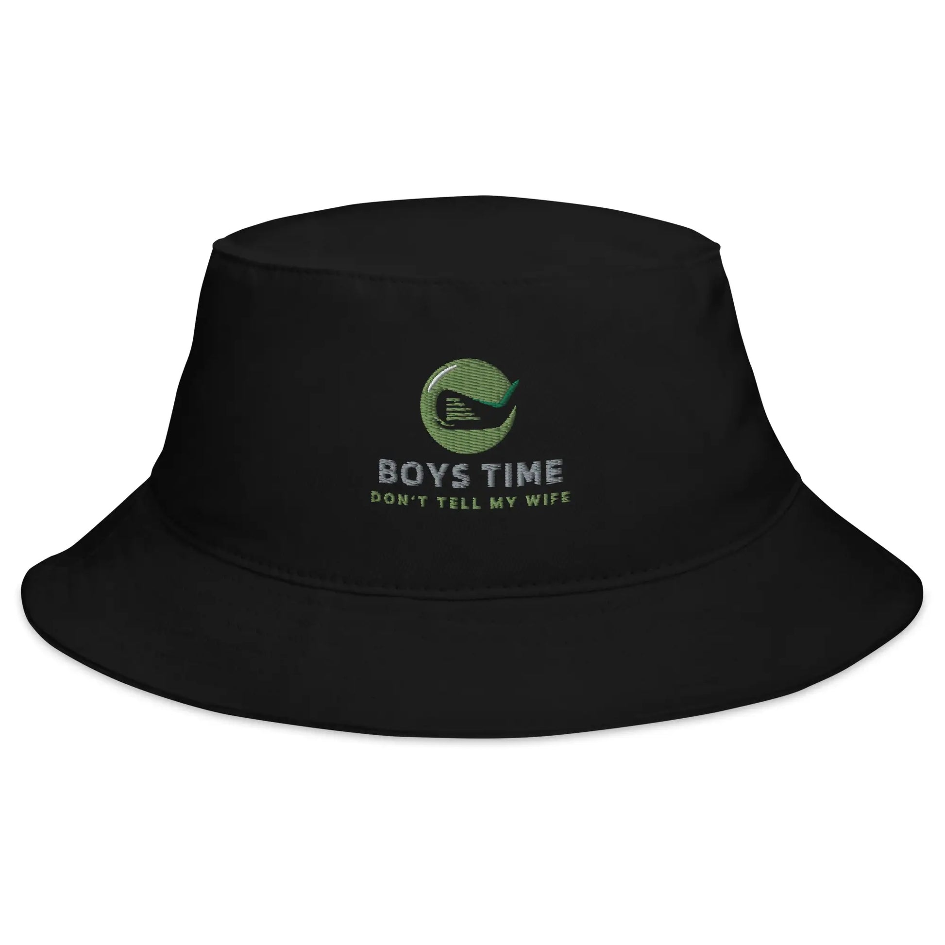 boys time golf black bucket hat