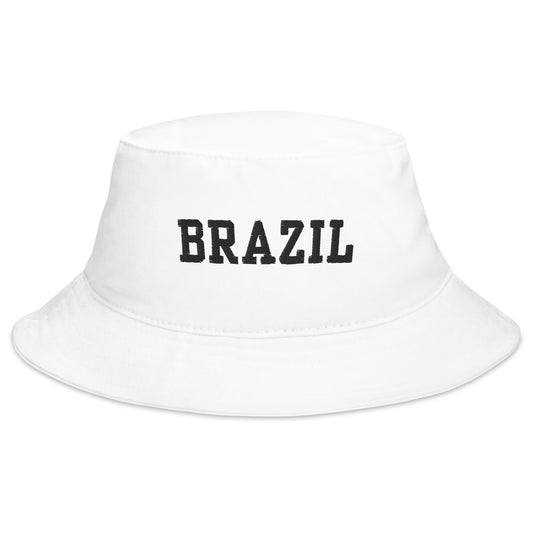 Brazil Bucket Hat white