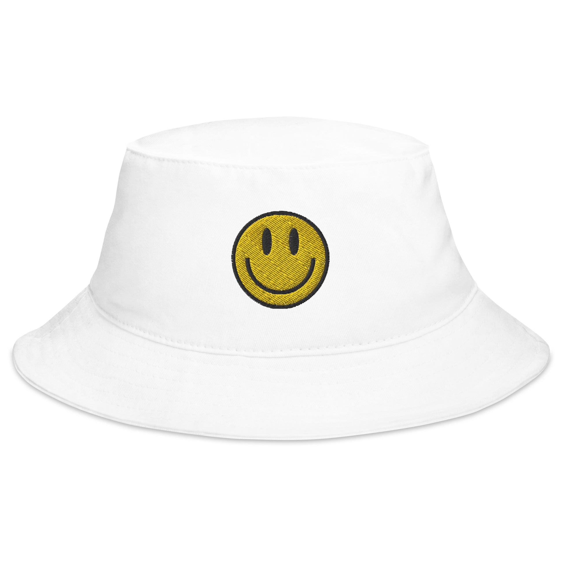 Bucket Hat Smiley white