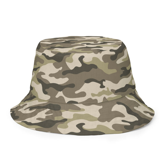 Unisex Pink Camo Military Printed Bucket Hat Summer Travel Outdoor