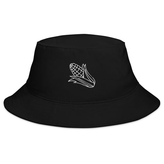 corn bucket hat black