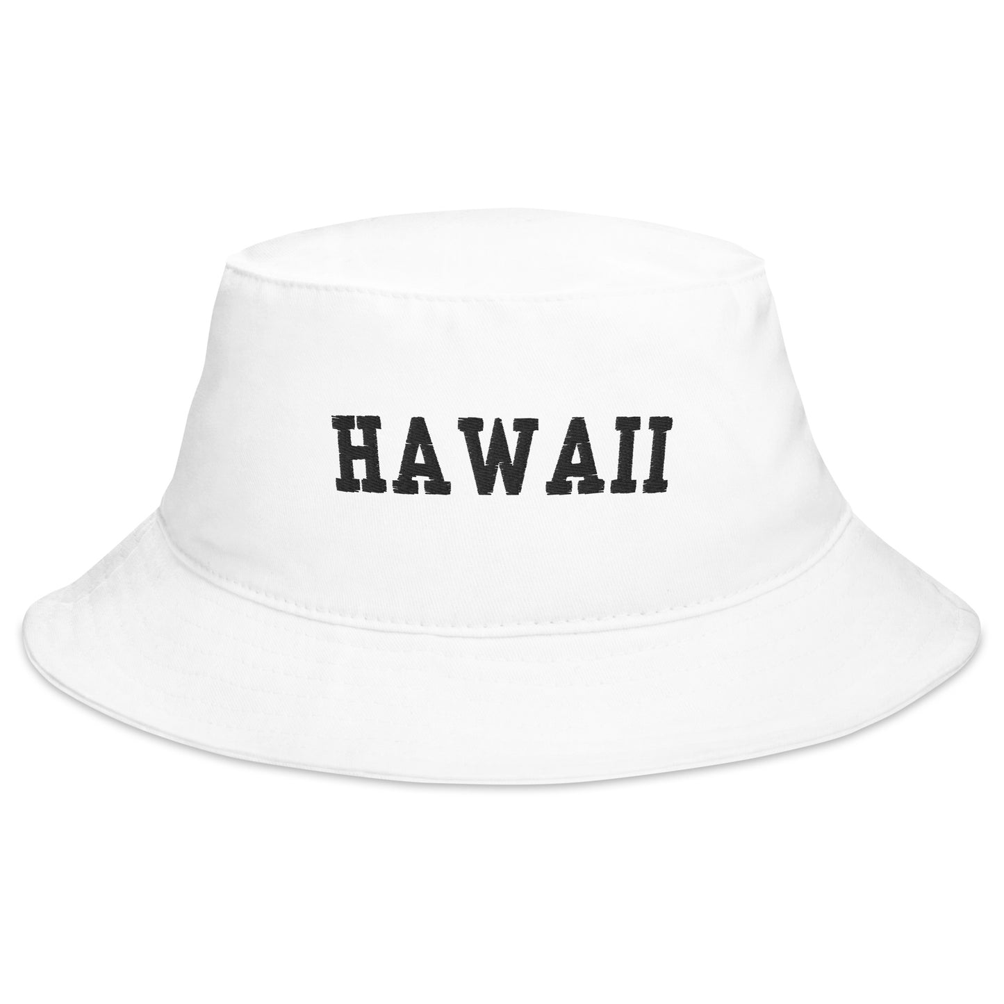 white Hawaii Bucket Hat