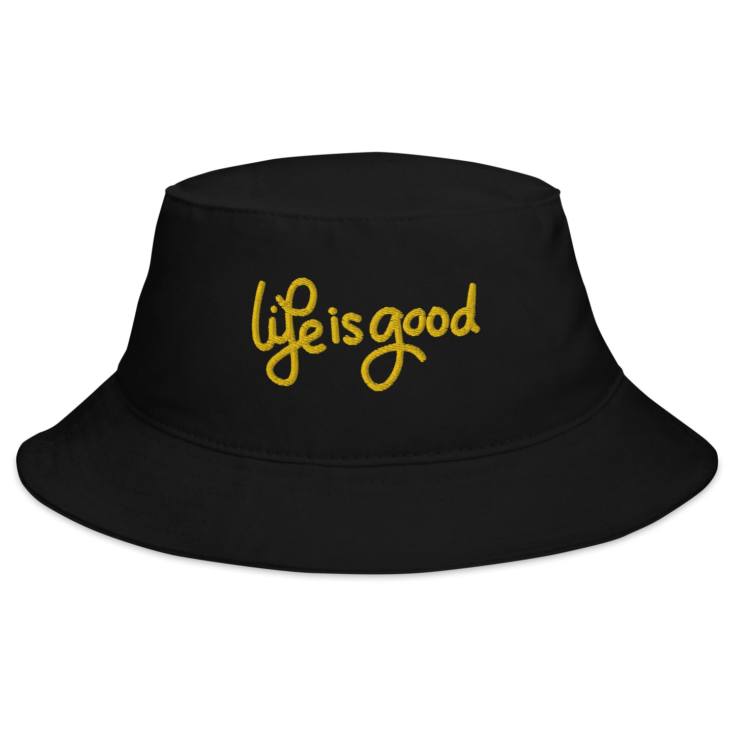 Life Is Good black Bucket Hat