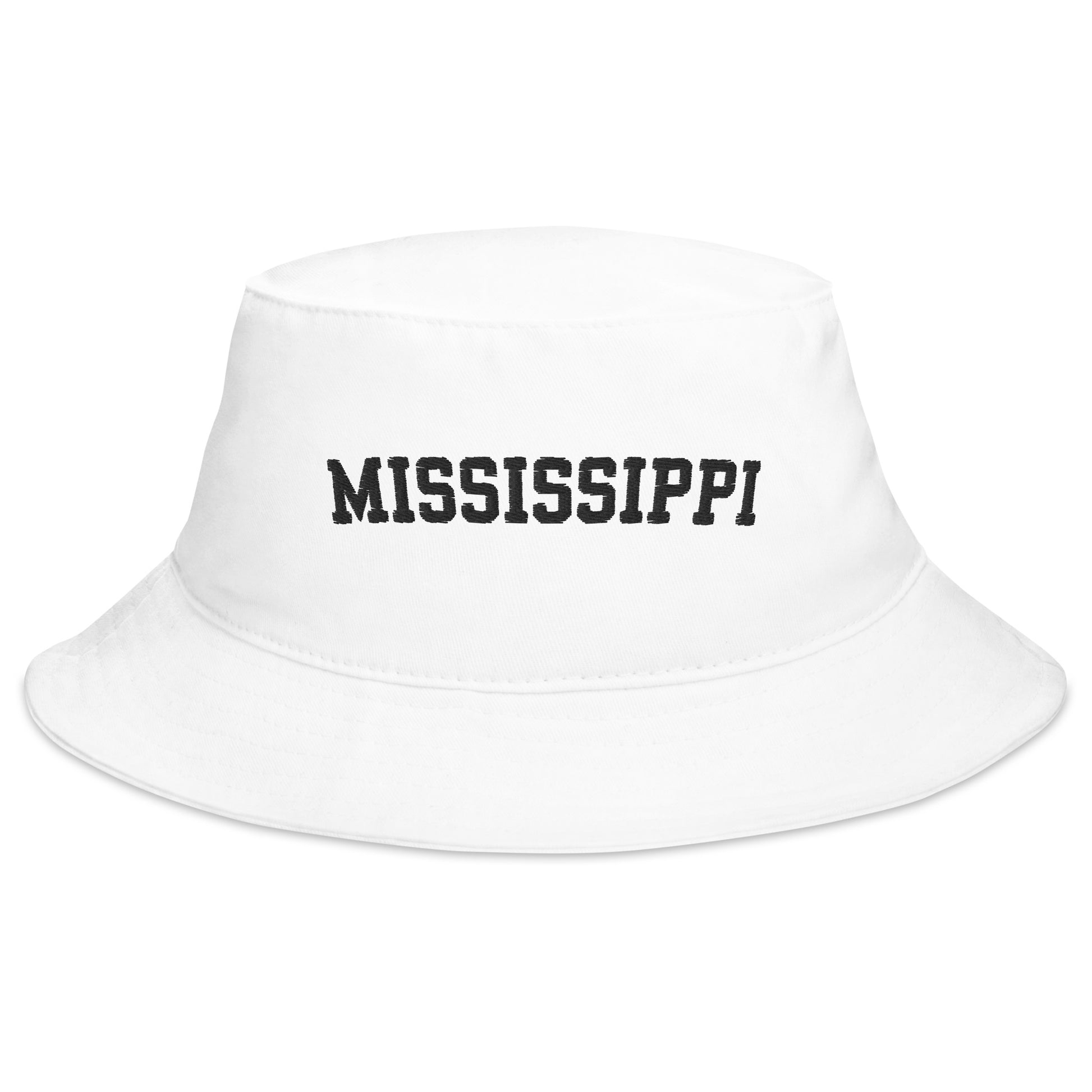 white Mississippi Bucket Hat