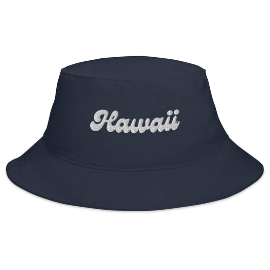 navy bucket hat hawaii