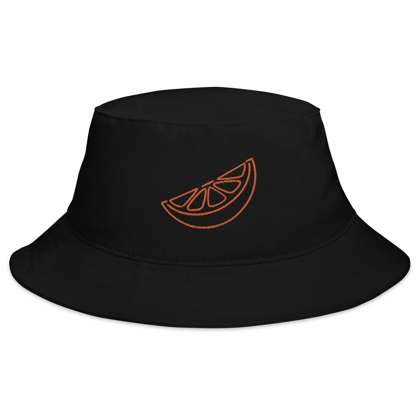 Orange black Bucket Hat