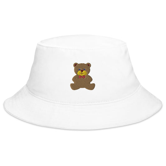 Teddy Bear white Bucket Hat