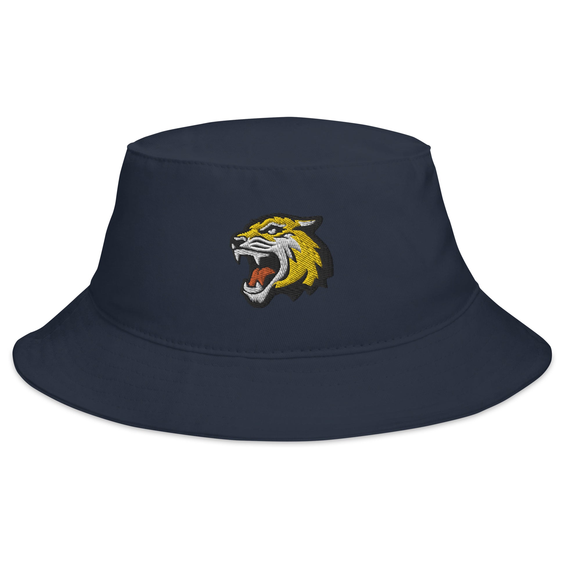 tiger navy bucket hat