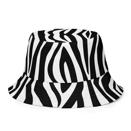 zebra bucket hat