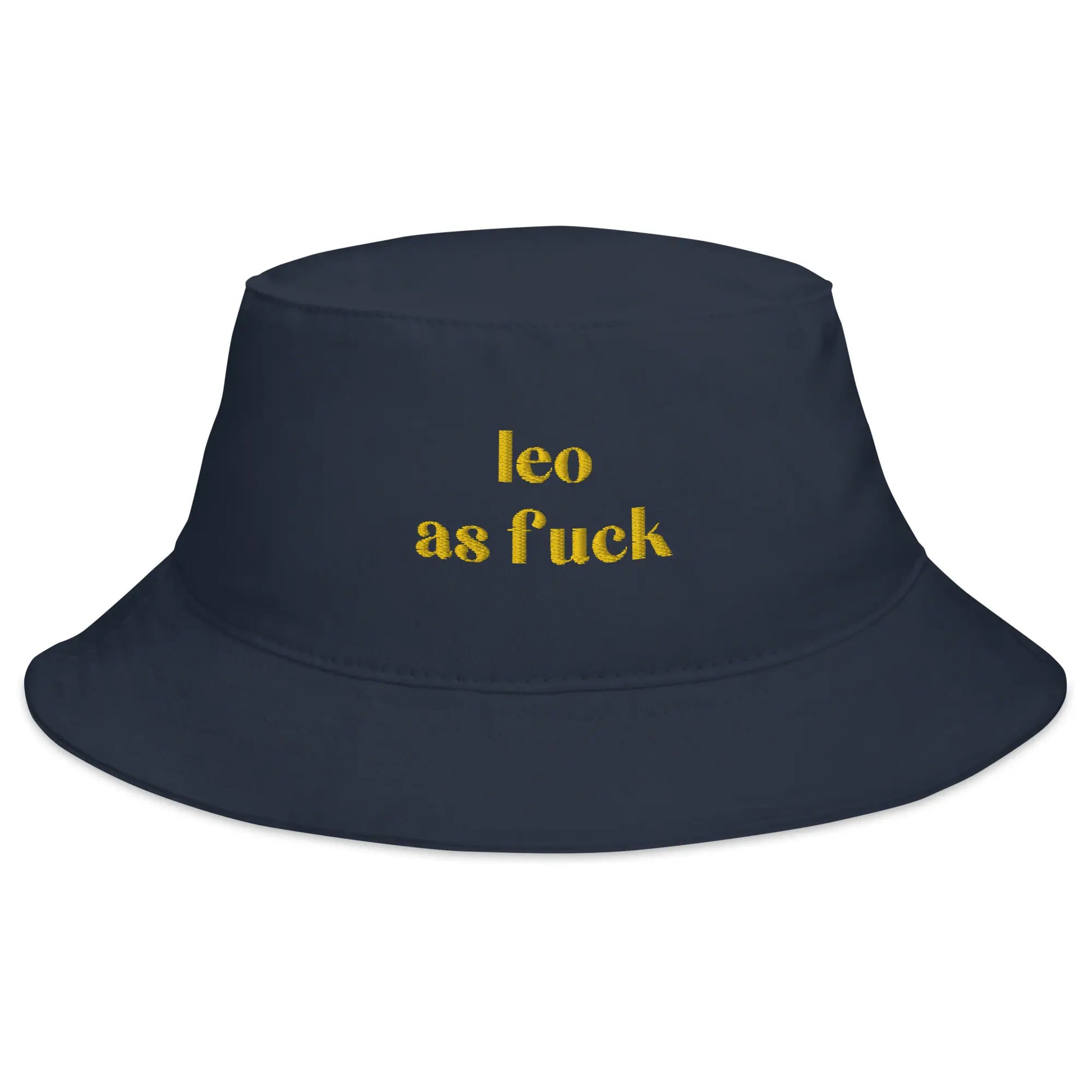 leo as fuck bucket hat